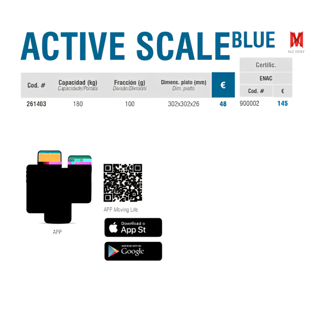 ACTIVE SCALE M BLUE