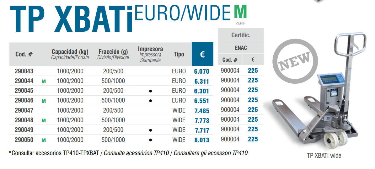 TP XBATi M EURO/WIDE