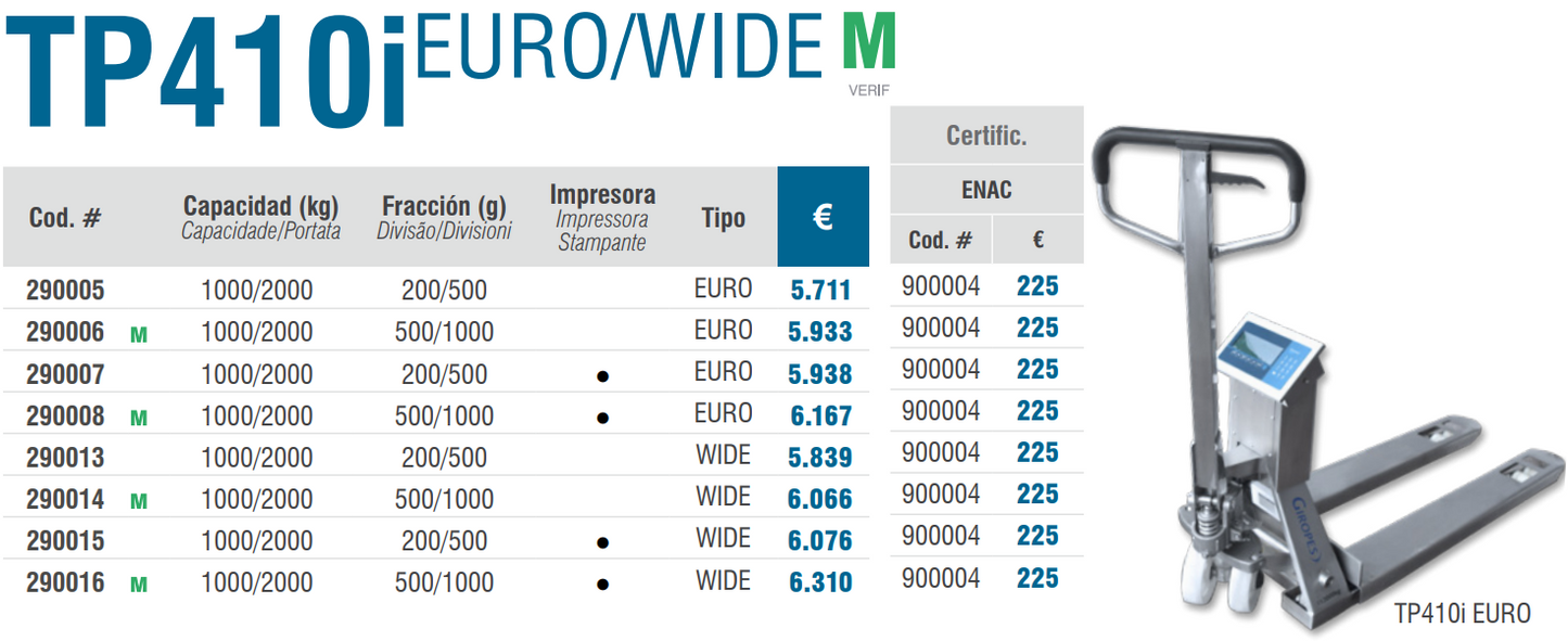 TP410i M EURO/WIDE