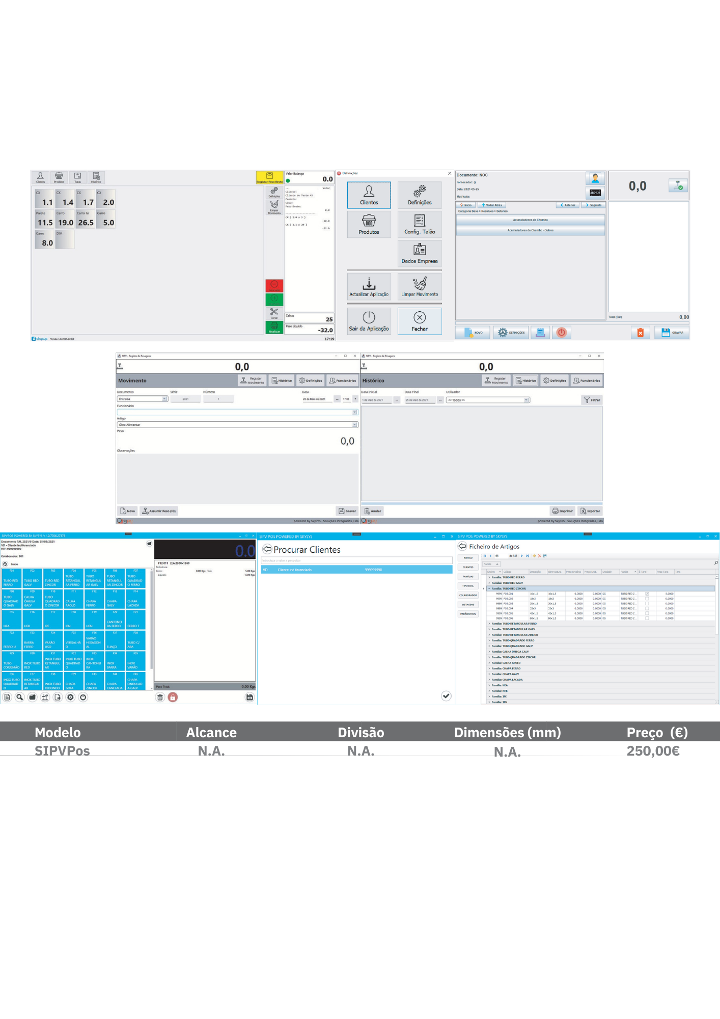 Software de Pesagem